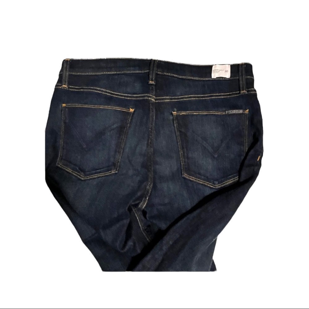 HUDSON Jeans - Midrise Natalie 
Skinny - stretch Jeans - Raw Hem Size 30